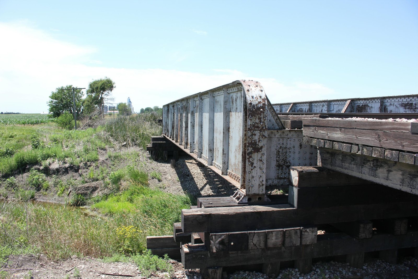 Looking west